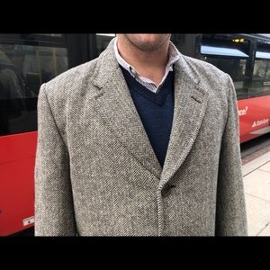 Crittenden Herringbone Wool and Cashmere Coat